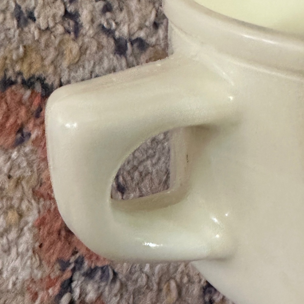 Old Spice milk glass shaving set: wood handle brush & new old stock shaving puck - Picture 12 of 12
